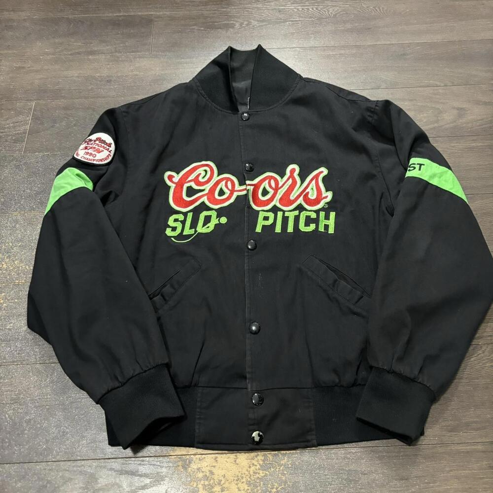 Vintage Coors Slow Pitch National Championship Jacket 1990 M